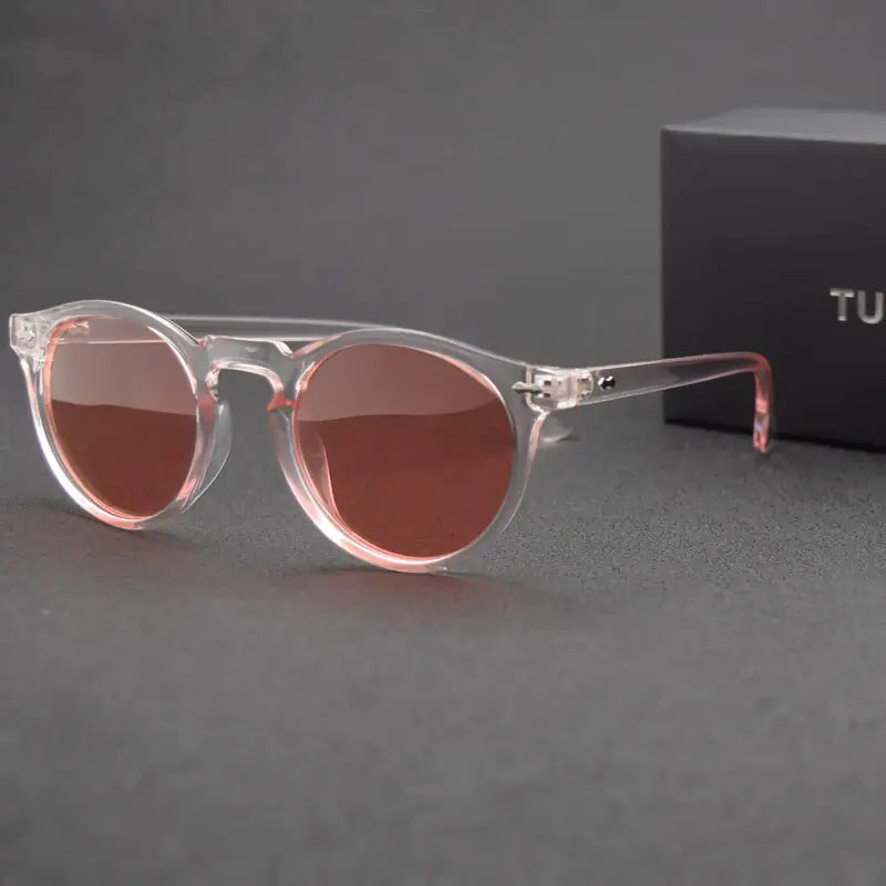 🕶️: Designer Polarized Round Lens Sunglasses - Effortless Chic Style
