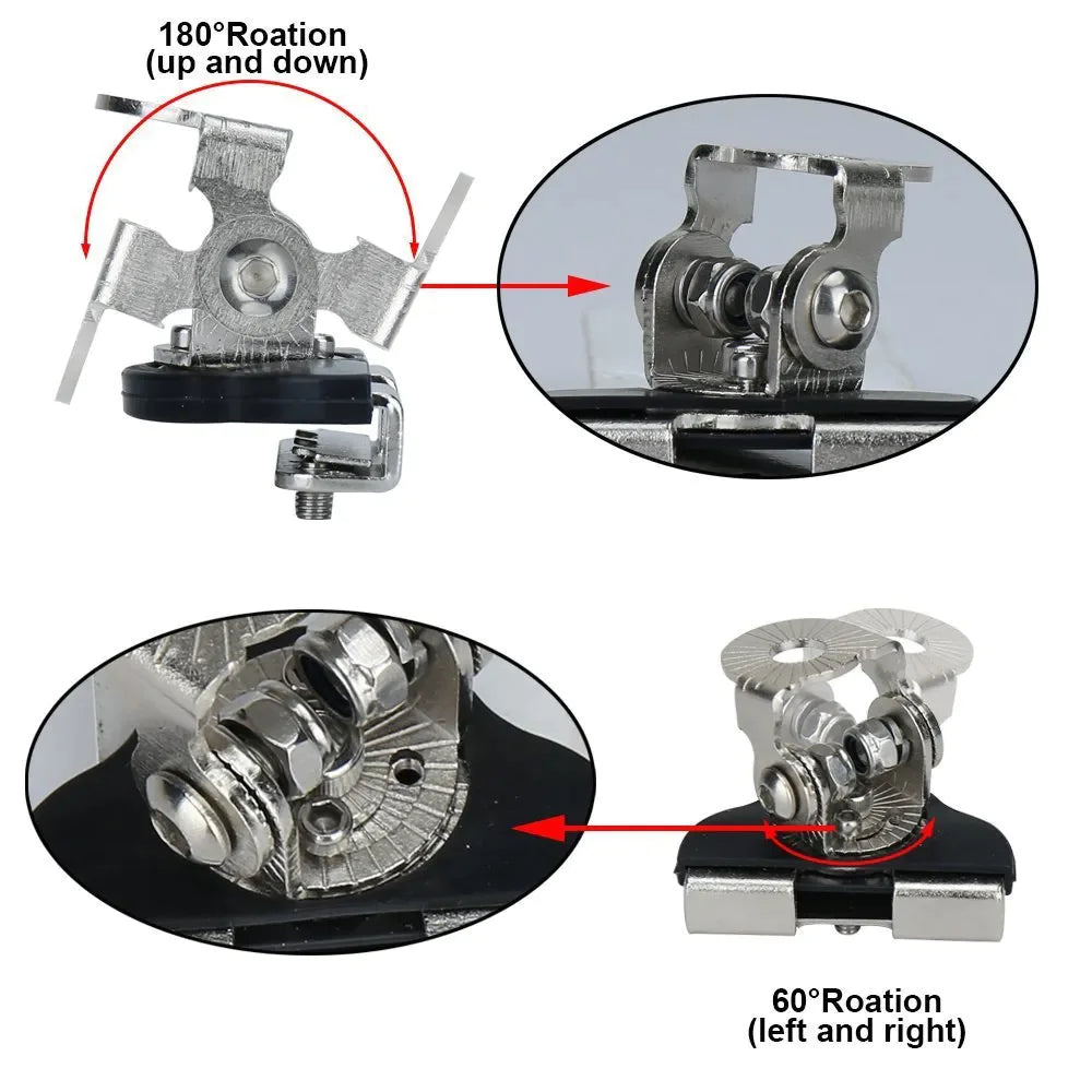 💡: 2PCS LED Work Light Bar Mount Brackets - Universal Offroad Clamp Holders