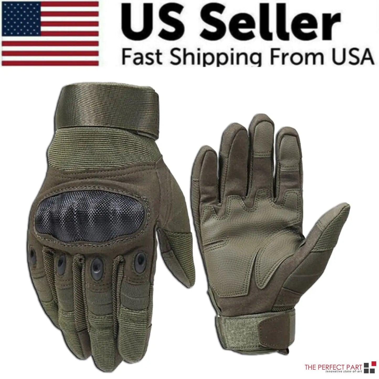 🏍️ Tactical Motorcycle Motocross Full Finger Gloves - Racing Riding Gear