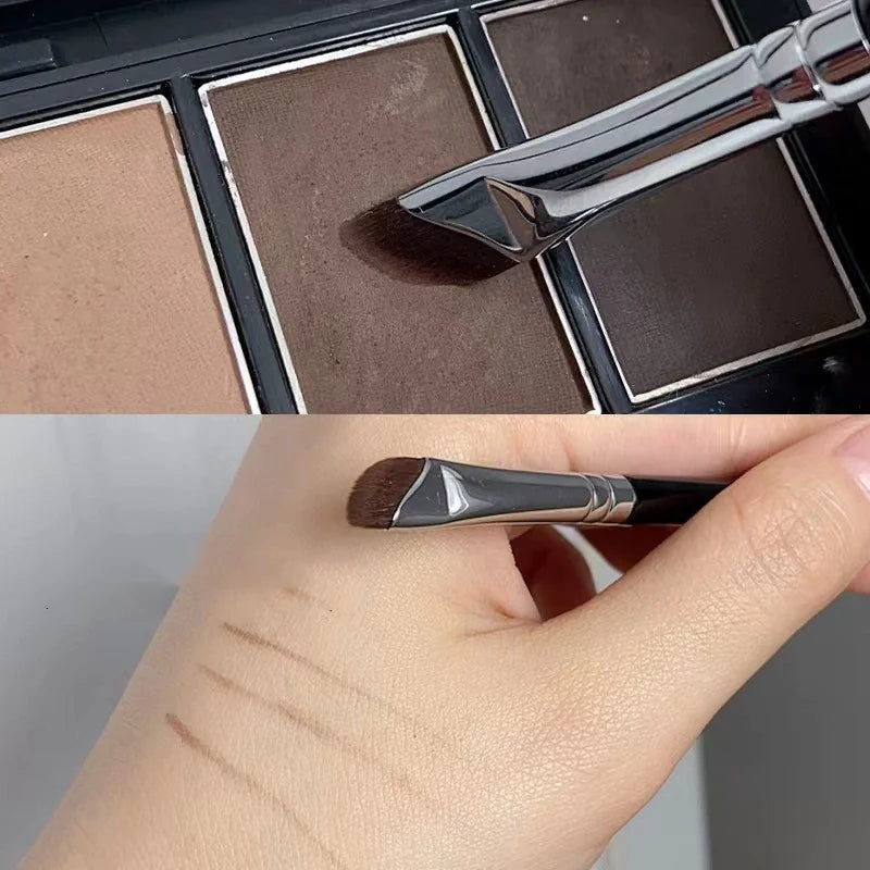ποΈ Angled Sickle Edge Makeup Brush - Precision Professional Beauty Tool