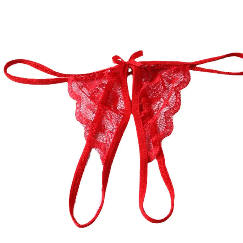 π€: Lace Thong Bodystocking with Open Crotch - Seductive Full Body Lingerie