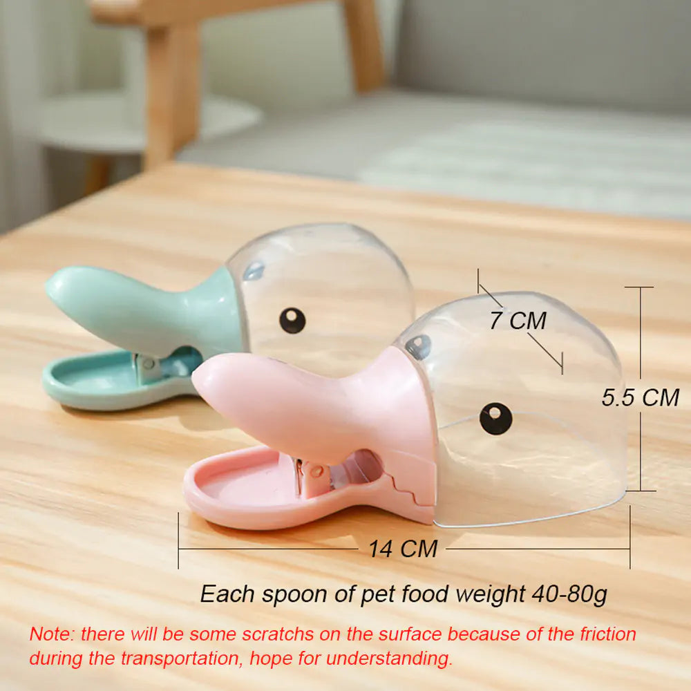 🥄: Pet Food Spoon - Convenient Feeding Scoop with Bag Clip