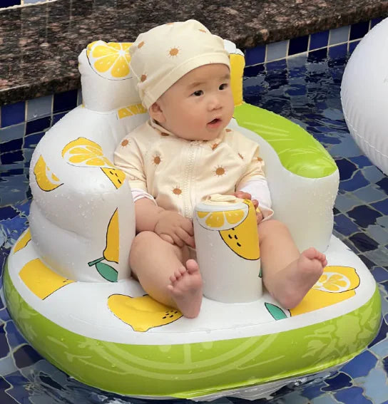 πΆ Portable Inflatable Baby Dining Chair - Multi-Purpose Bath & Swimming Seat