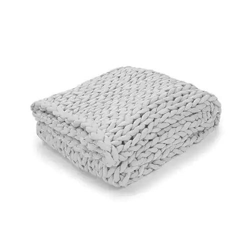 π§: Zen Weighted Knitted Blanket - Therapeutic Relaxation and Mindful Comfort