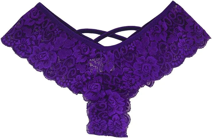 💋: 4-Pack Women's Lace Underwear Set - Sexy Lingerie Collection Plus Size