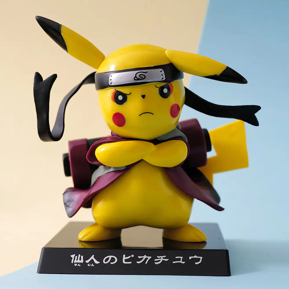 🎮: Pikachu Cosplay Figure - Naruto Hidan Model Toy