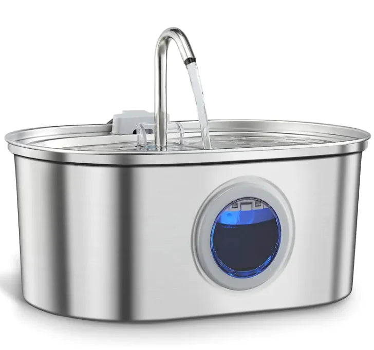 🥣: Pet Stainless Feeder - Hygienic Water Dispenser for Cats & Dogs