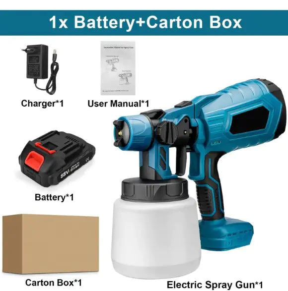 π¨: Wireless Paint Sprayer - Cordless Electric Paint Gun for Professional Results