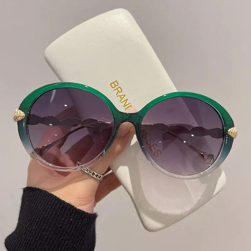 ⭕: Vintage Round Frame Sunglasses - Timeless Retro Elegance