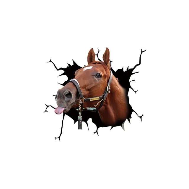 🐴: Horse Car Window Sticker - Show Your Equestrian Pride