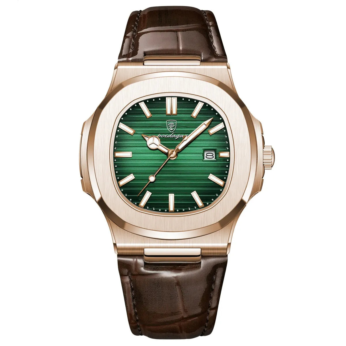 ⌚: Men's Waterproof Luminous Quartz Watch - 50M Water Resistant Timepiece