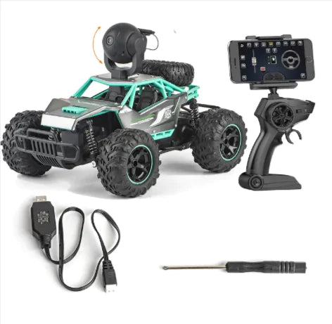 π: Off-Road Remote Control Car with HD Camera - Real-Time Video Streaming RC Vehicle