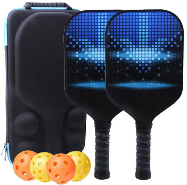 🏸: Fiberglass Carbon Fiber Racket Suit - Professional Lightweight Performance Set
