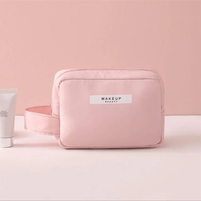 π: Stylish Makeup Bag Organizer - Beauty Essentials Storage