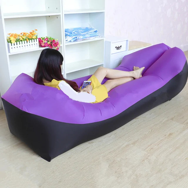 ποΈ: Beach Lounge Inflatable Bag - Portable Comfort for Outdoor Relaxation