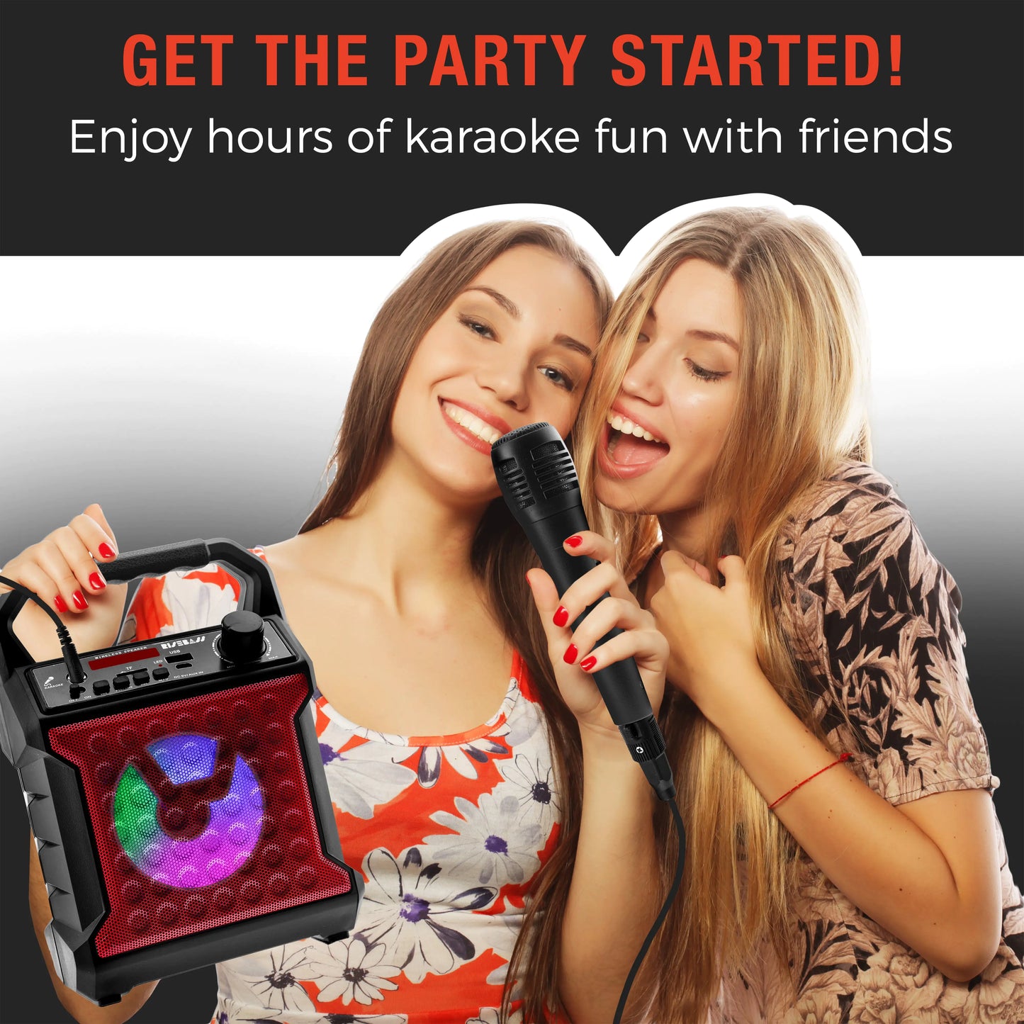 π€: Risebass Portable Karaoke Machine - Complete Home Party System with Lights & Microphone