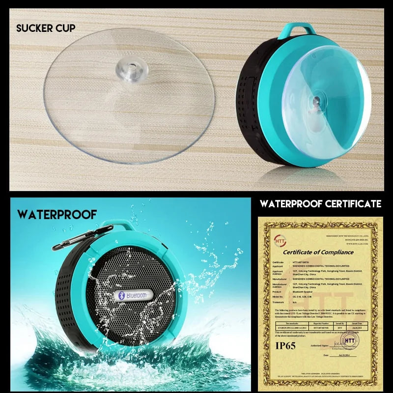 π Portable Waterproof Bluetooth Speaker - Ultimate Adventure Audio Companion