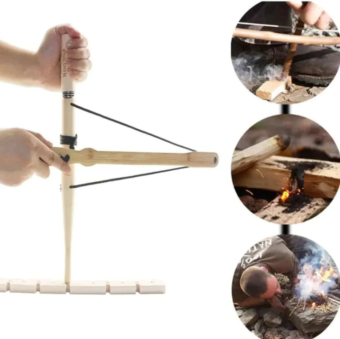 🔥: Bow Drill Fire Starter Kit