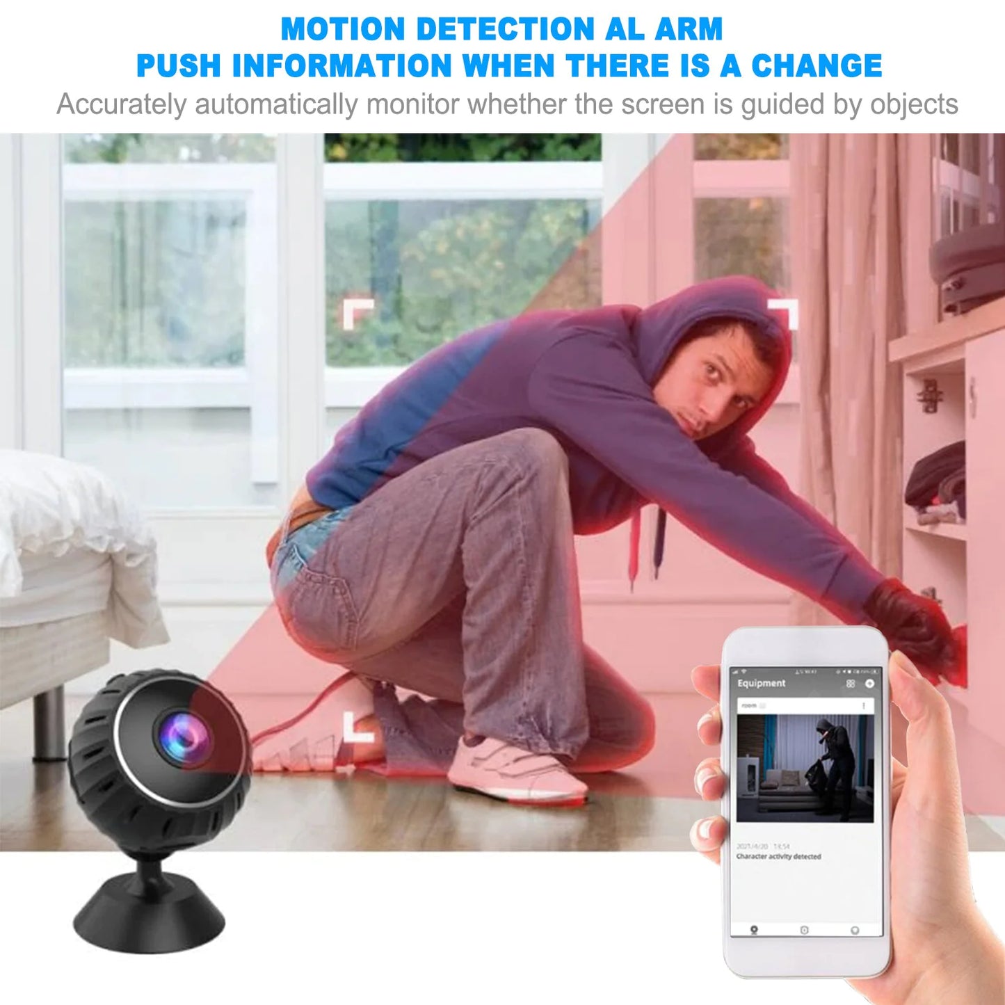 πΆ Mini Hidden Spy Nanny Camera - Wireless WiFi Home Security HD 1080P DVR