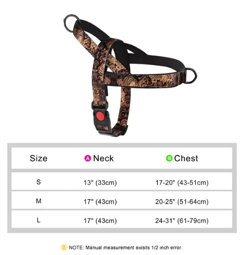 🦮: Dog Harness with Leash - Comfortable Chest Strap Walking Set