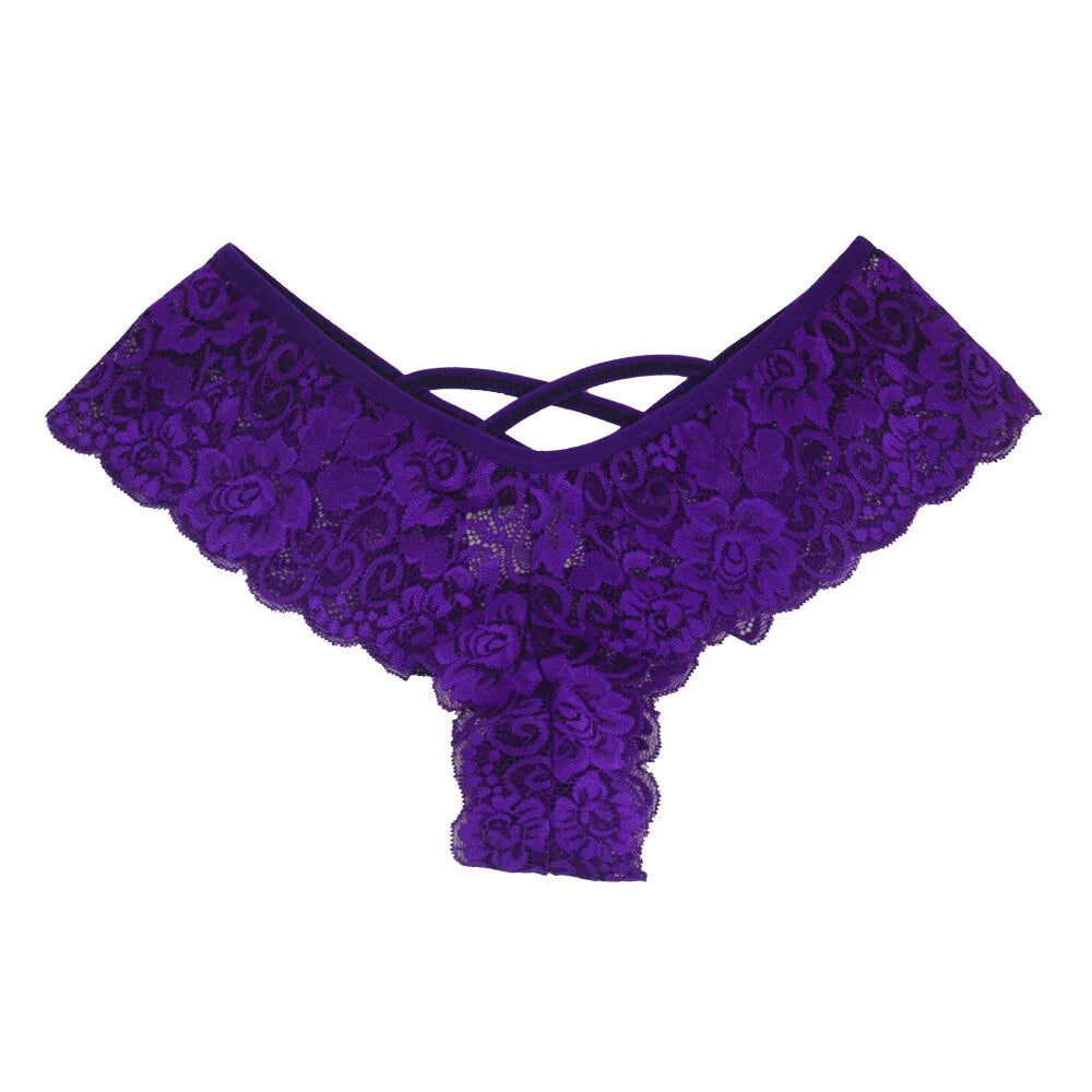 💋: 4-Pack Women's Lace Underwear Set - Sexy Lingerie Collection Plus Size