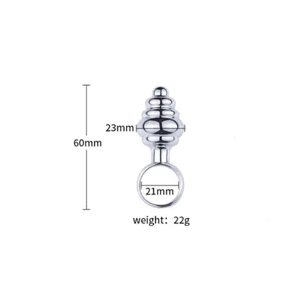 π Metal Ring Intimate Plug for Beginners - G-Spot Stimulation Device