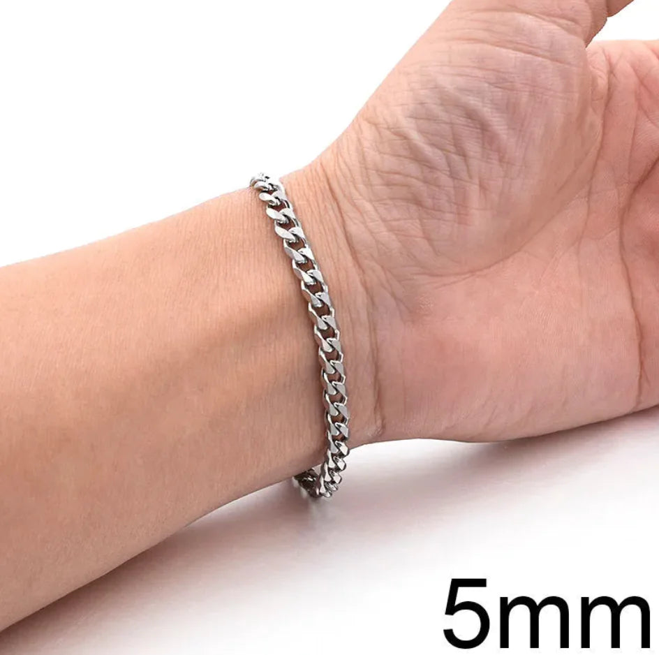 🔗: Men's Titanium Steel Cuban Link Bracelet