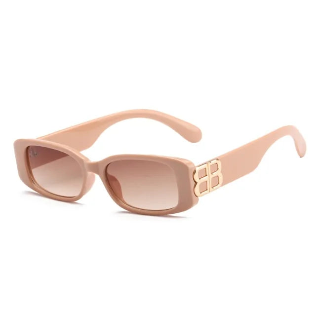 🔲: Small Square Frame Sunglasses Retro - Trendy UV400 Protection