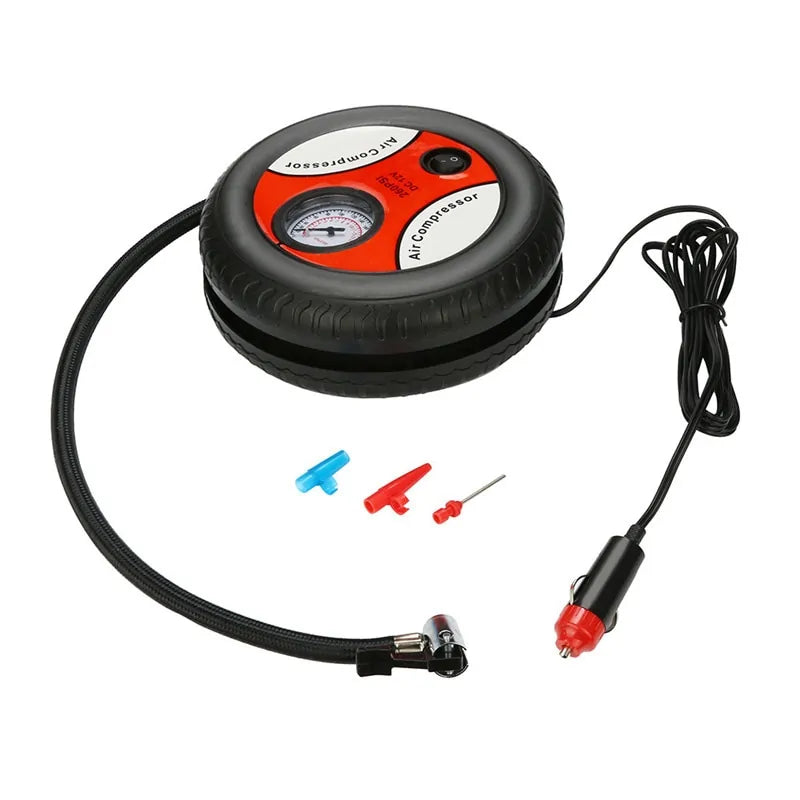 π Portable Car Air Pump - Smart Emergency Tire Inflator with Digital Display