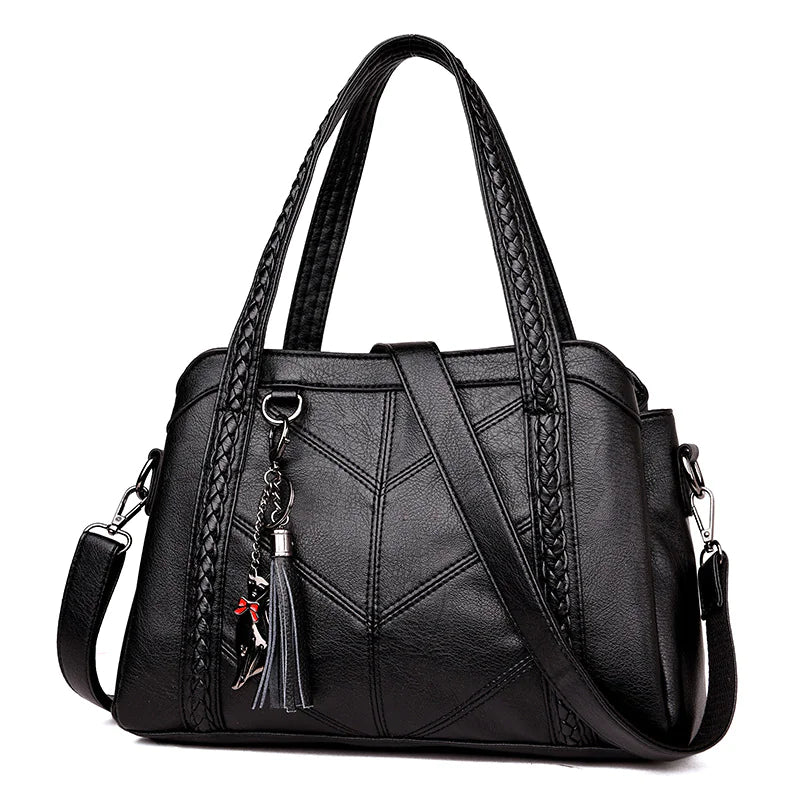 👜: Vdisi Wild Fashion Soft Leather Tote - Premium Large Capacity