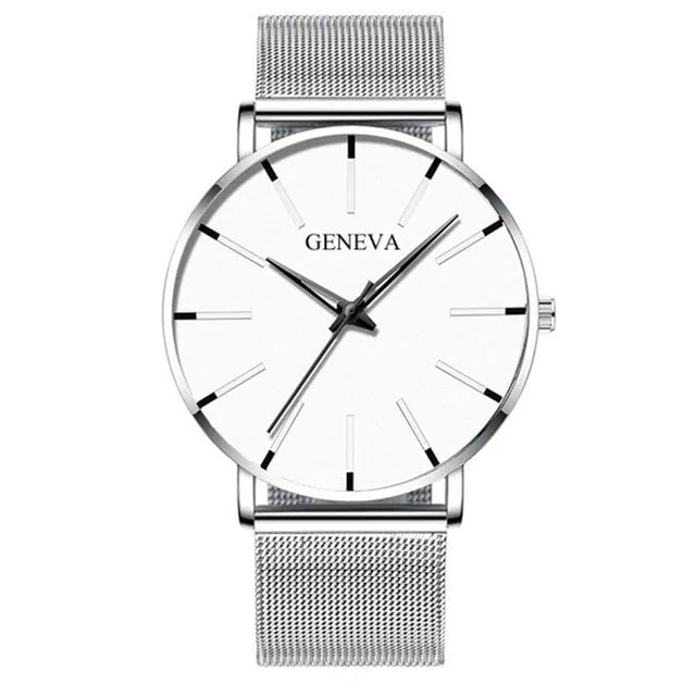 ⌚: Ultra Thin Quartz Watches For Men - Premium Minimalist Timepiece