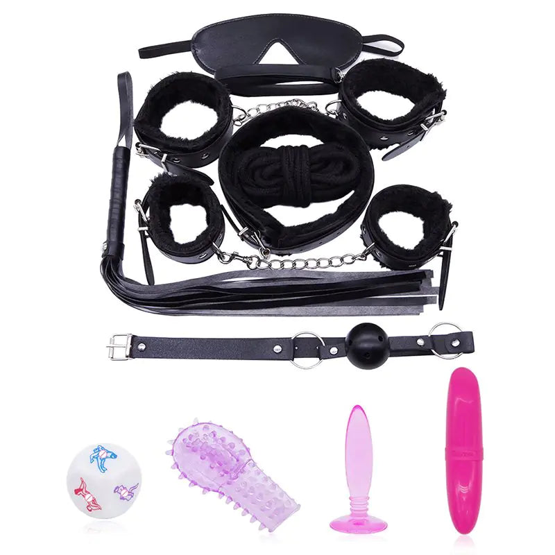 π Women's Intimate Bondage Kit - Handcuffs & Blindfold Starter Set