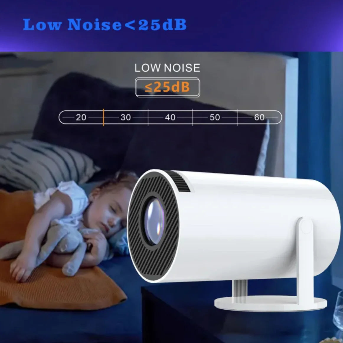 📽️: H713 Ultra HD 4K Projector - Intelligent Home & Office Solution with HDMI