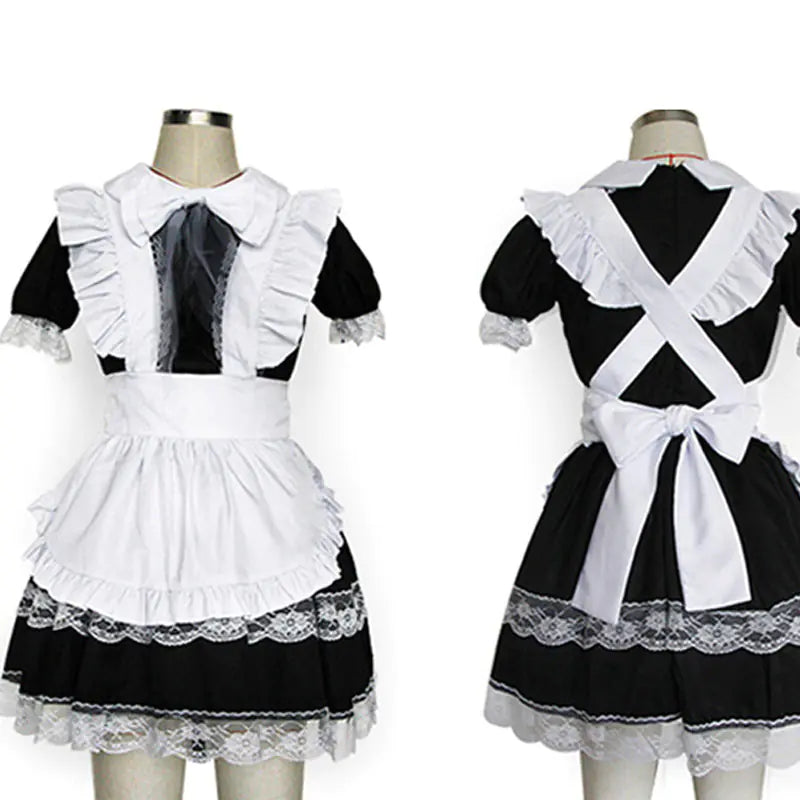 π Lolita Cosplay Maid Outfit & Cute Lingerie Set - Sweet Fantasy Costume