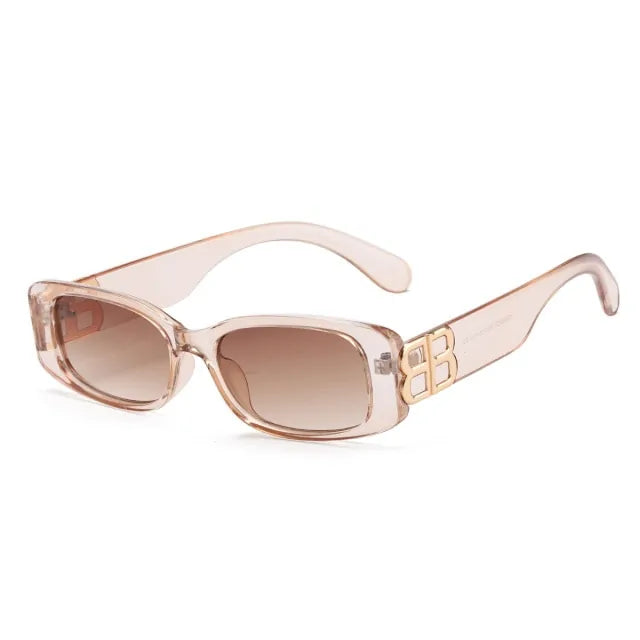 🔲: Small Square Frame Sunglasses Retro - Trendy UV400 Protection