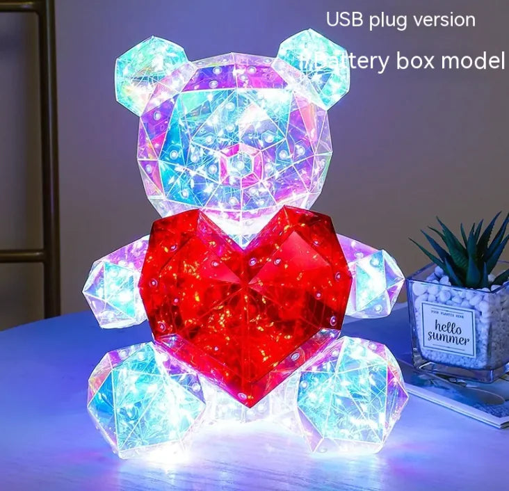 π»: Color Spark Luminous Bear - LED Color-Changing Decorative Light
