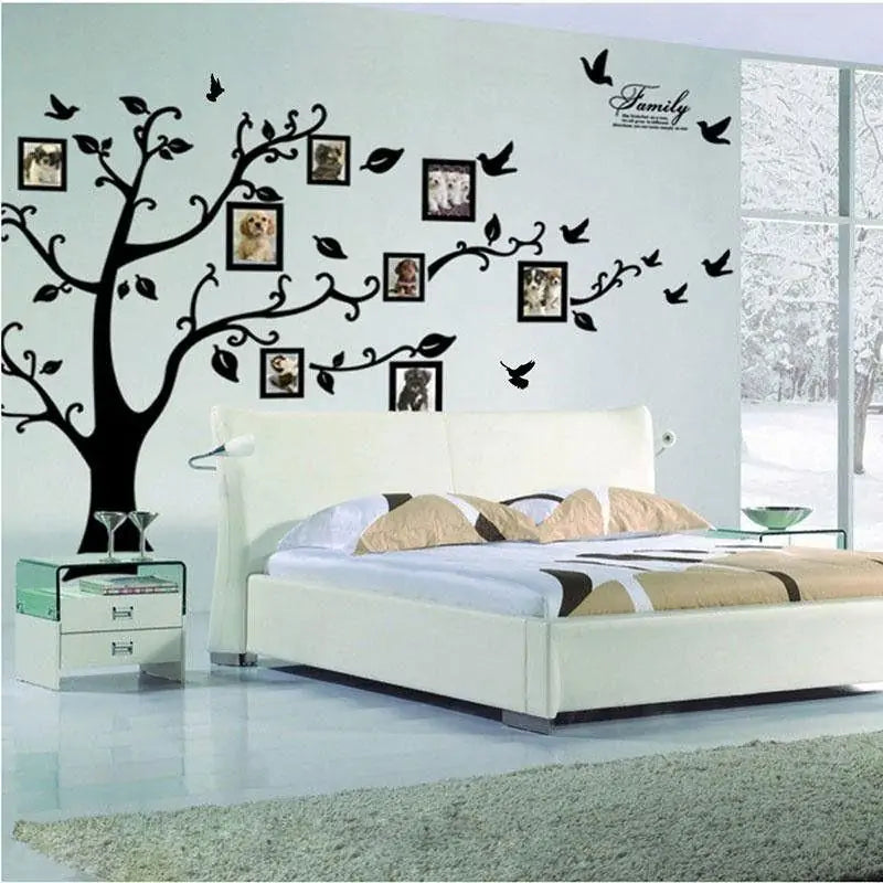 π³ Family Tree Wall Art Sticker - Customizable Home Decor