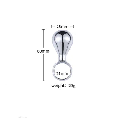 π Metal Ring Intimate Plug for Beginners - G-Spot Stimulation Device