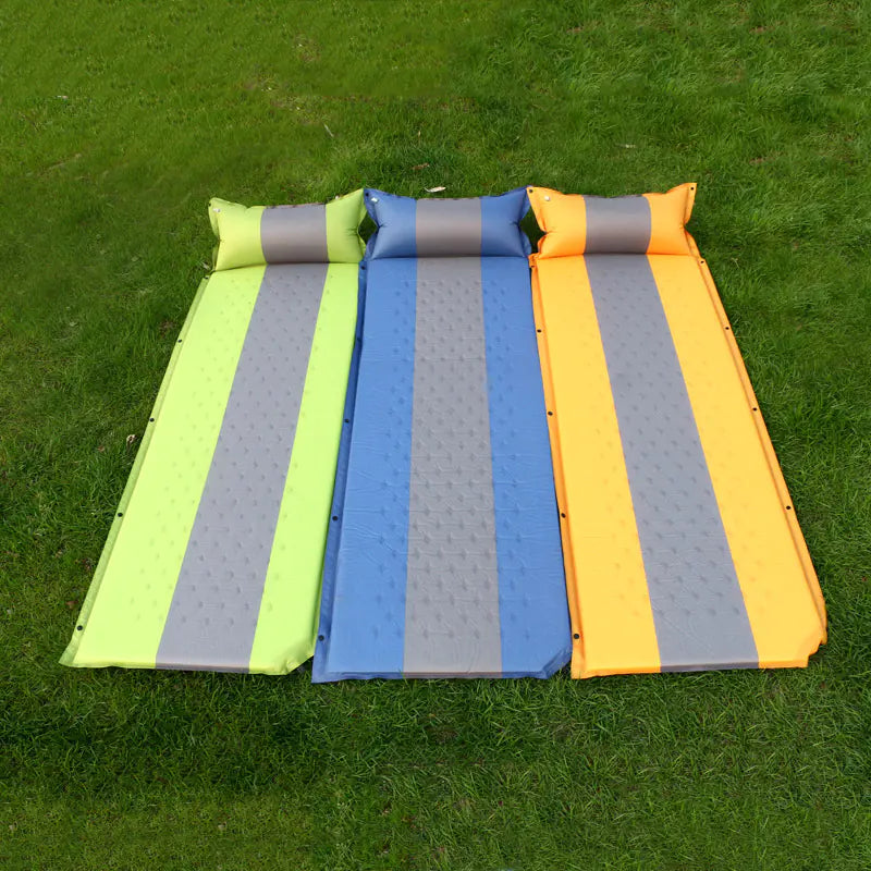 ⛺: Outdoor Inflatable Camping Ground Mat - Self-Inflating Tent Pad