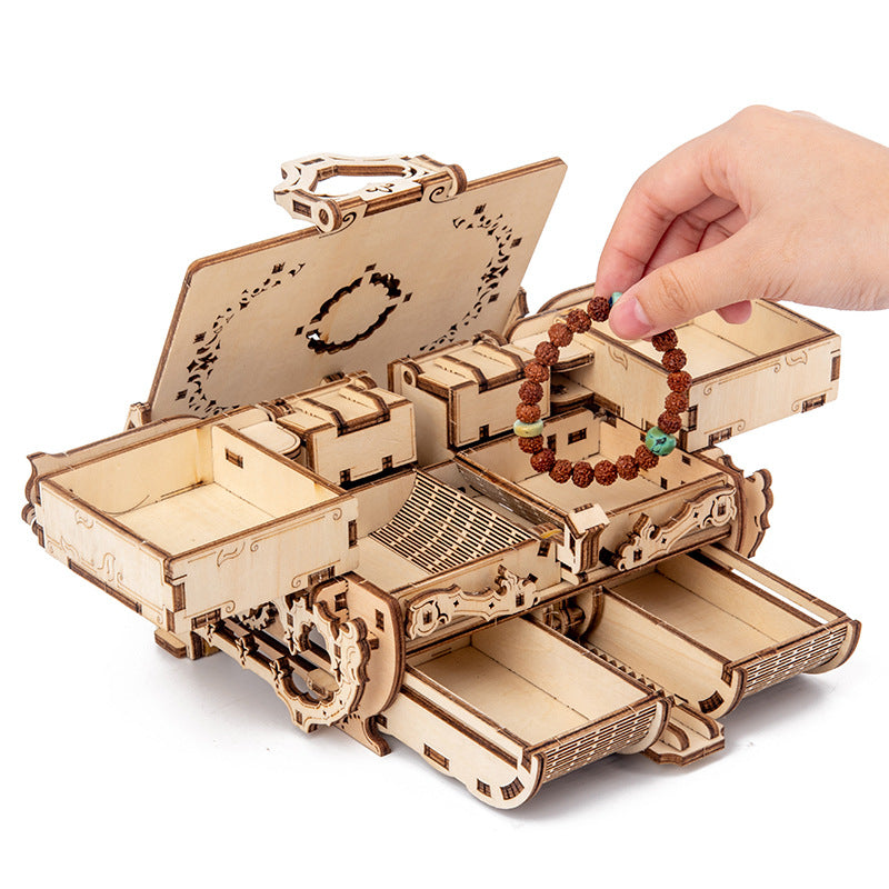 ⚙️: 3D Wooden Puzzle Mechanical Model | 4 Designs, DIY or Pre-Assembled