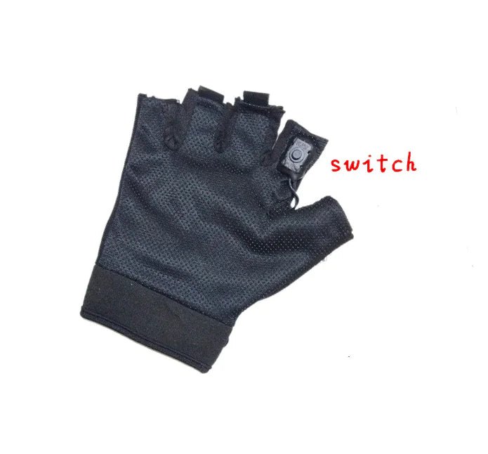 💡 LED Laser Gloves for Stage and DJ Performances - Multi-Color Light Show