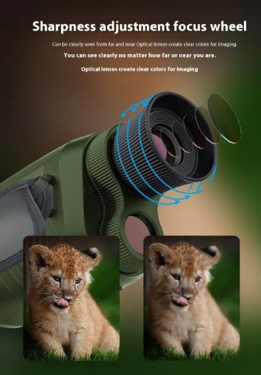 🔭: HD Digital Infrared Night Vision Monocular — 1080p | 100M IR Range | LCD Screen | Hiking, Wildlife & Stargazing