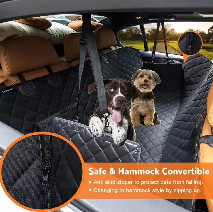 🐾: Pet Car Seat & Travel Blanket Mat — 137x147cm | Pocket Design | Dog Car Cover