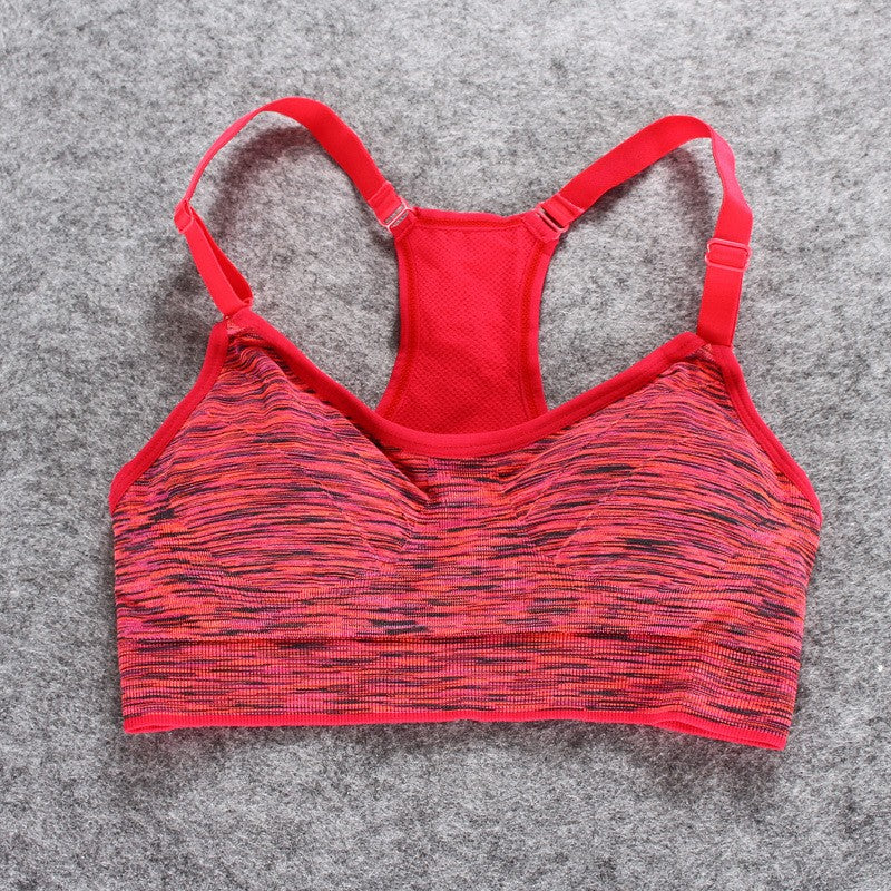 🧘: Shockproof Sports Bra for Yoga & Fitness — Double Strap | Sizes S-L | 5 Colors