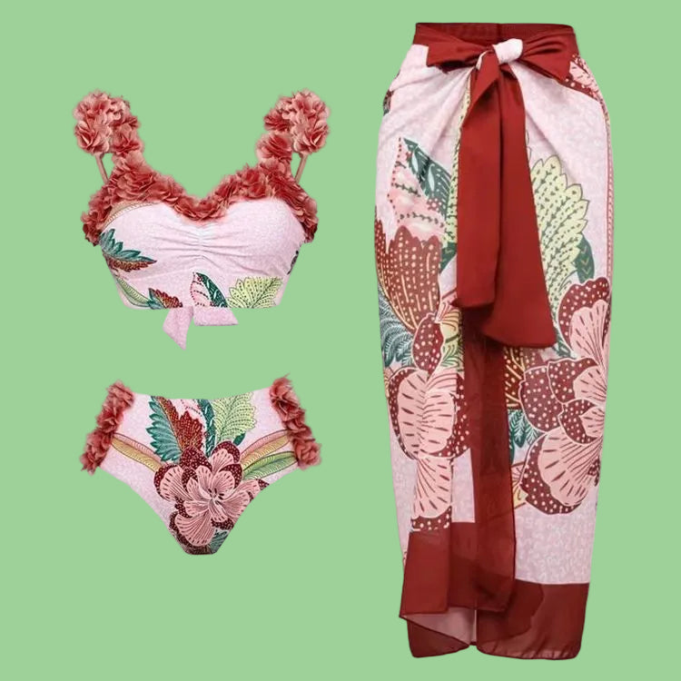 👙: Retro French One-Piece Swimsuit for Vacation