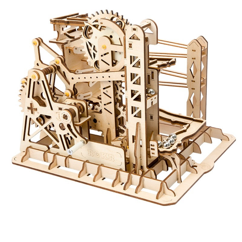 ⚙️: 3D Wooden Mechanical Coaster Puzzle | 4 Designs