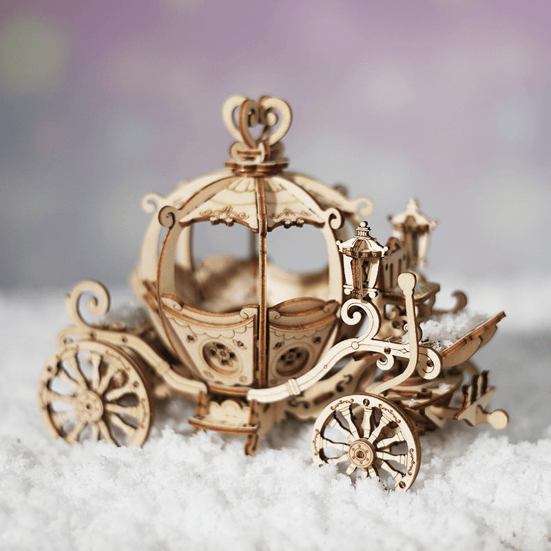 🎈: 3D Wooden Puzzle Model Kit | 4 Whimsical Designs