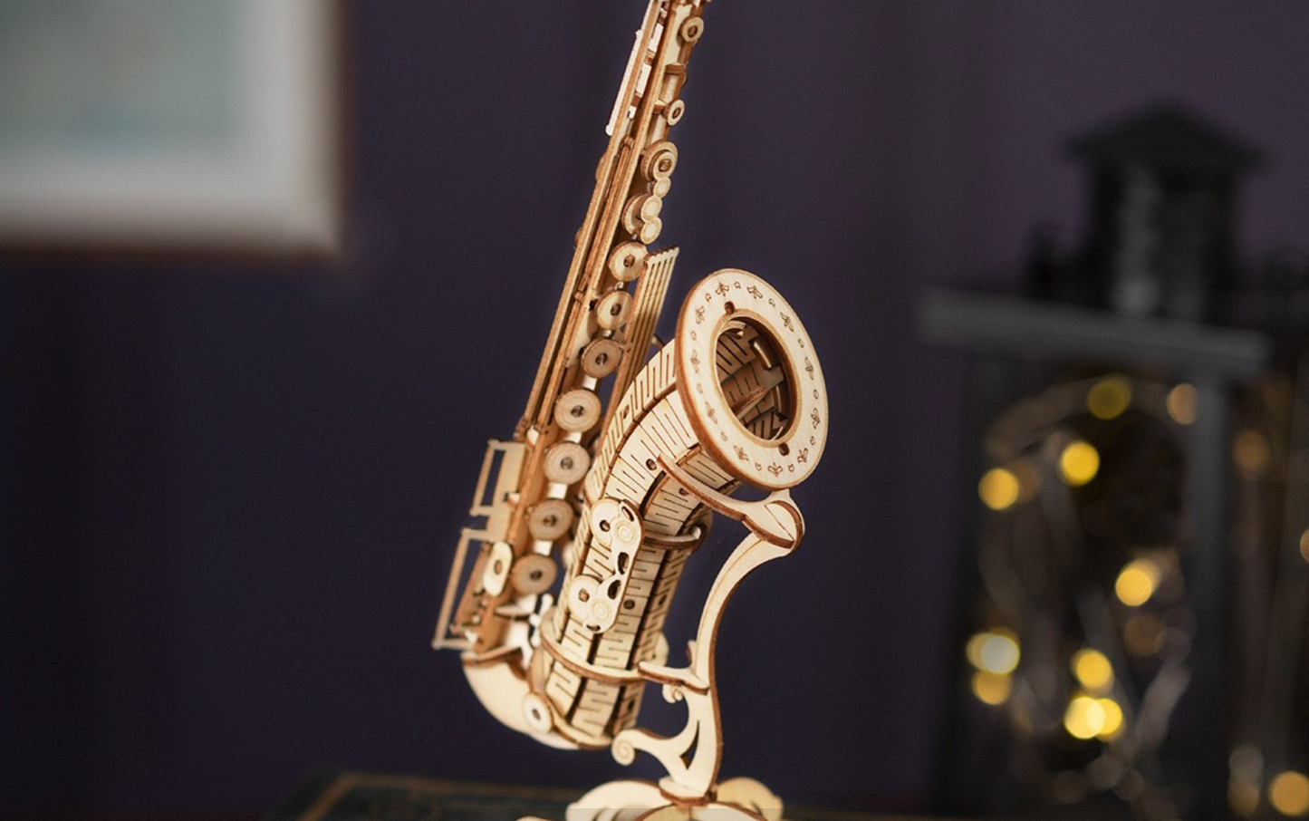 🎷: 3D Wooden Music Instrument Puzzle | Accordion & Saxophone