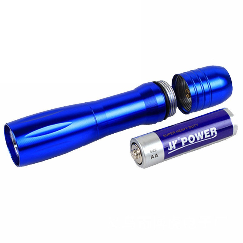 LED Mini Flashlight (AA Battery, Baseball Style)