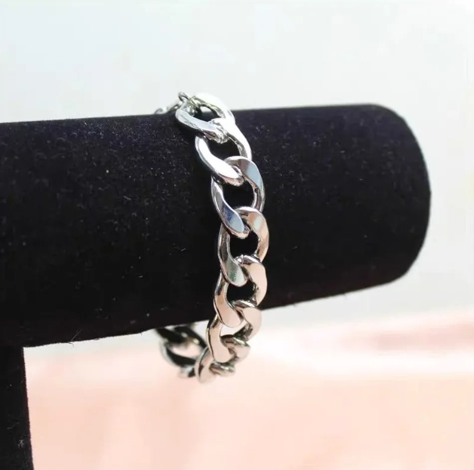 Men's Titanium Steel Cuban Link Bracelet